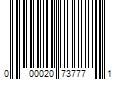 Barcode Image for UPC code 000020737771