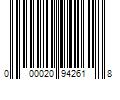 Barcode Image for UPC code 000020942618