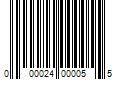 Barcode Image for UPC code 000024000055