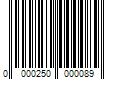 Barcode Image for UPC code 0000250000089