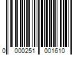 Barcode Image for UPC code 0000251001610