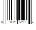 Barcode Image for UPC code 000025172614