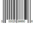 Barcode Image for UPC code 000025866506