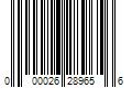 Barcode Image for UPC code 000026289656