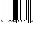 Barcode Image for UPC code 000026727196