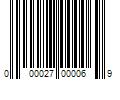 Barcode Image for UPC code 000027000069