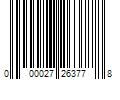 Barcode Image for UPC code 000027263778