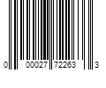 Barcode Image for UPC code 000027722633