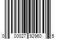 Barcode Image for UPC code 000027929605