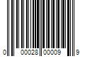 Barcode Image for UPC code 000028000099