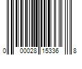 Barcode Image for UPC code 000028153368