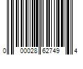 Barcode Image for UPC code 000028627494