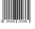 Barcode Image for UPC code 0000298000362