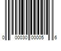 Barcode Image for UPC code 000030000056