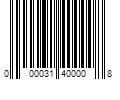 Barcode Image for UPC code 000031400008