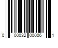 Barcode Image for UPC code 000032000061