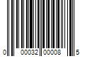 Barcode Image for UPC code 000032000085