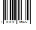 Barcode Image for UPC code 0000333018758