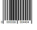 Barcode Image for UPC code 0000338004404