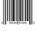 Barcode Image for UPC code 000034518090