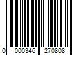 Barcode Image for UPC code 0000346270808