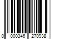 Barcode Image for UPC code 0000346270938