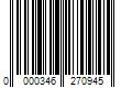 Barcode Image for UPC code 0000346270945