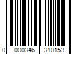 Barcode Image for UPC code 0000346310153