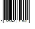 Barcode Image for UPC code 0000346313611