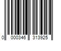 Barcode Image for UPC code 0000346313925