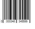 Barcode Image for UPC code 0000346345599