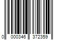 Barcode Image for UPC code 0000346372359