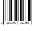 Barcode Image for UPC code 0000346382259