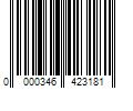 Barcode Image for UPC code 0000346423181