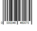 Barcode Image for UPC code 0000346460070