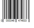 Barcode Image for UPC code 0000346474633