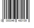 Barcode Image for UPC code 0000346480139