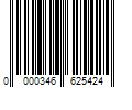 Barcode Image for UPC code 0000346625424