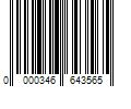 Barcode Image for UPC code 0000346643565