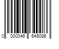 Barcode Image for UPC code 0000346649086