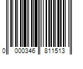 Barcode Image for UPC code 0000346811513