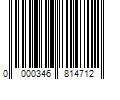 Barcode Image for UPC code 0000346814712