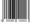 Barcode Image for UPC code 0000363100003