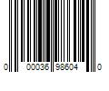 Barcode Image for UPC code 000036986040