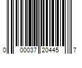 Barcode Image for UPC code 000037204457