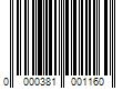 Barcode Image for UPC code 0000381001160