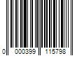 Barcode Image for UPC code 0000399115798