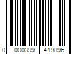 Barcode Image for UPC code 0000399419896