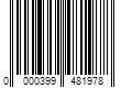 Barcode Image for UPC code 0000399481978