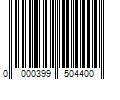 Barcode Image for UPC code 0000399504400